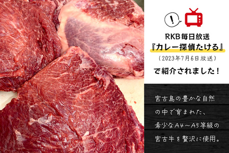 GE006【宮古牛を贅沢使用】宮古牛カレー（3食）