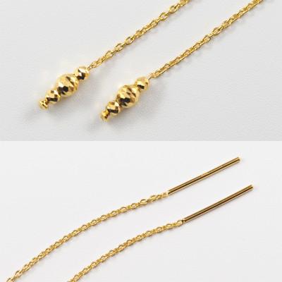 ふるさと納税 山梨県 【ジュエリー】K24 dressy/ドレッシー ピアス　山梨県 MITURE 純金 |  | 02