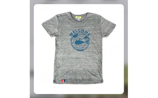 ONE KAMAKURAオリジナルイラストデザインスラブT-sh【WELCOME】XLサイズ