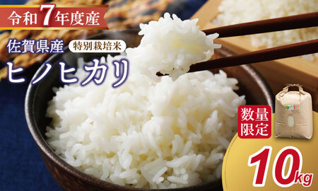 【新米予約】R７年度産（令和７年）特別栽培米 佐賀ブランド 米「 ヒノヒカリ 」10kg（5kg×2袋）田中農場 精米 白米 10キロ 新米 新米 新米 新米   C280-007