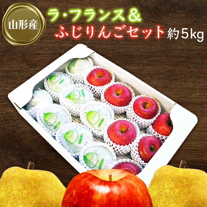 【ふるさと納税】【2025年11月～12月発送】ラフランス＆ふじりんごセット約5kg_H072(R7)