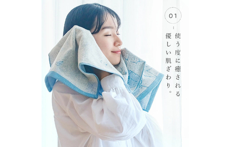 （今治タオルブランド認定）Taoyaka フェイスタオル 4枚セット  （オリーブ） [I002920FT4G]