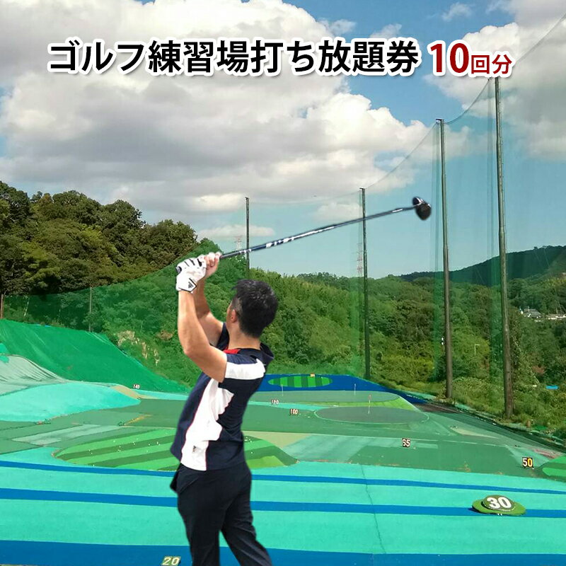 【ふるさと納税】ゴルフ 大阪 練習場 打ち放題 券 10回分 利用券 練習 チケット 体験 体験型 返礼品 ギフト券 体験チケット 旅行 スポーツ アクティビティ アウトドア ゴルフ場 ゴルフ場利用権 大阪府 柏原市