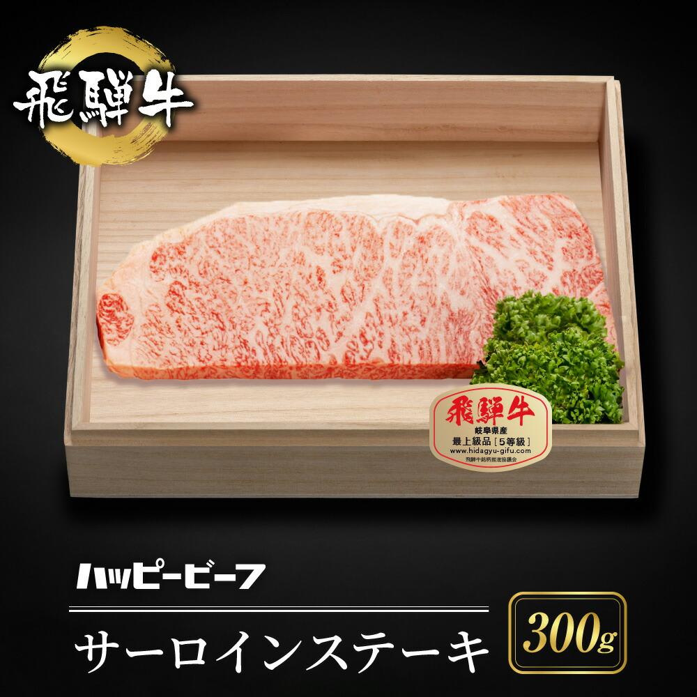 【ふるさと納税】飛騨牛 A5等級 サーロイン 300g分 ステーキ 飛騨牛 ブランド牛 A5ランク ハッピープラス 飛騨高山 JQ023