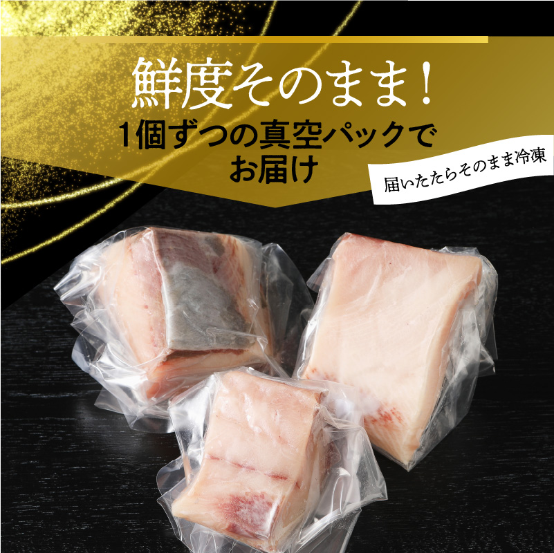 【6ヶ月定期便】大和海商 大和ブリの切り身たっぷりセット N072-YG0185