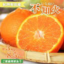 【ふるさと納税】 【ご家庭用訳あり】紀州有田産不知火(しらぬひ) 約3kg 約6kg 約8.5kg【予約】※2025年2月中旬頃〜3月上旬頃に順次発送予定(お届け日指定不可)