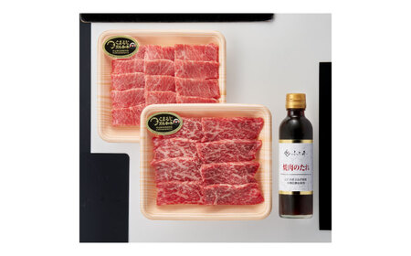 くまもと 黒毛和牛（カルビ・ロース） 食べ比べ セット 約300g 【富士商 株式会社】[AYCJ004]