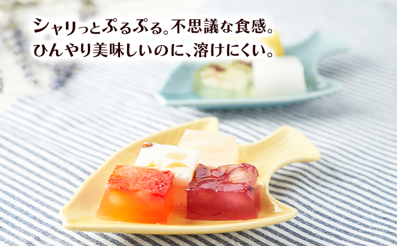 【溶けない!? 新食感】葛アイス「シャリぷる」ミニアソート30個入 ひんやり、ぷるぷる、食べ比べ 夏のデザート ［菓子舗 木村屋］【 お菓子 スイーツ ぷるぷる 小分け 食べ比べ いちご みかん 桃 