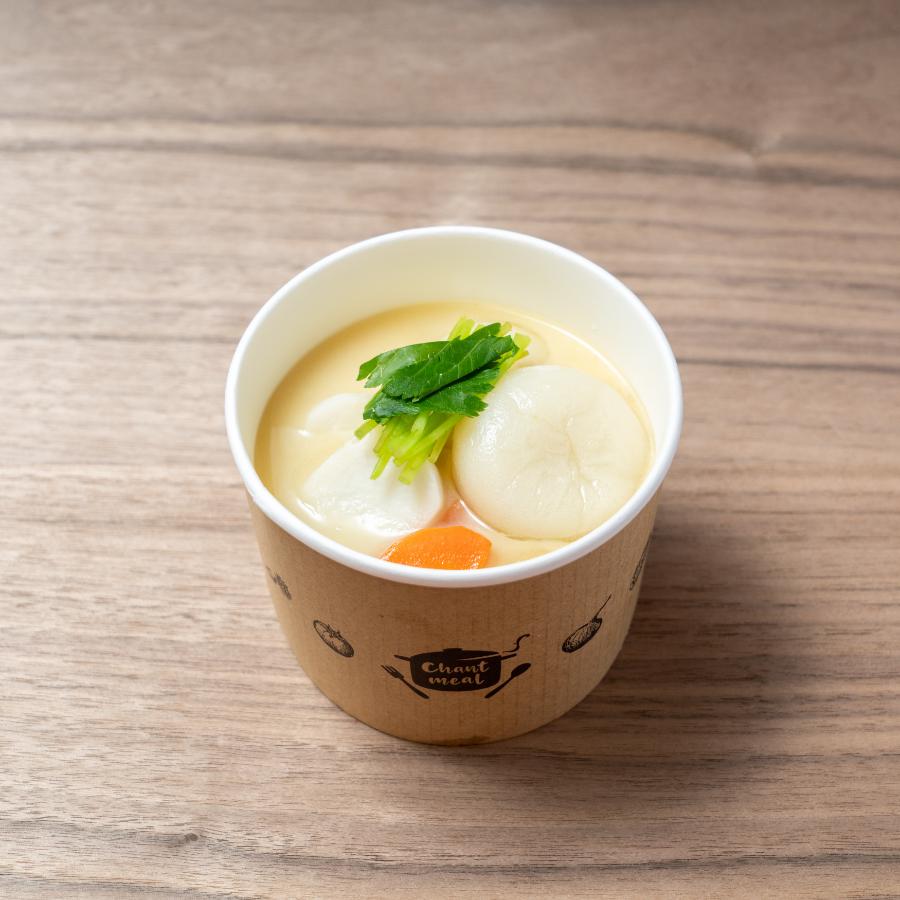 ＜クラフトスープKYOTO×京都鳴海餅本店＞お餅屋さんのお雑煮250g×4