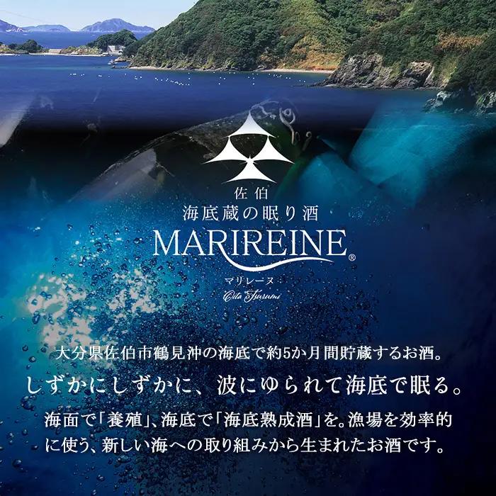 海底貯蔵 赤ワイン MARIREINE ロネア コート デュ ローヌ レジョンド デ トック2024 (750ml・1本) ワイン 赤ワイン 酒 パーティー 海底蔵の眠り酒 熟成 大分県 佐伯市【FP