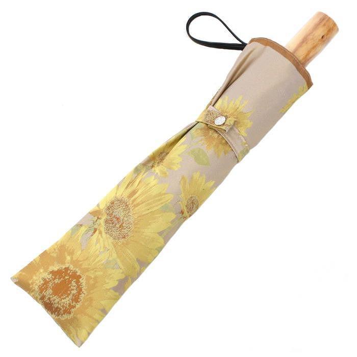 槙田商店【晴雨兼用】折りたたみ傘 ”絵おり” 向日葵