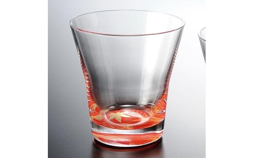 
                  ぬりもん de Verre フリーグラス 蒔絵 紅葉 ペアセット
                