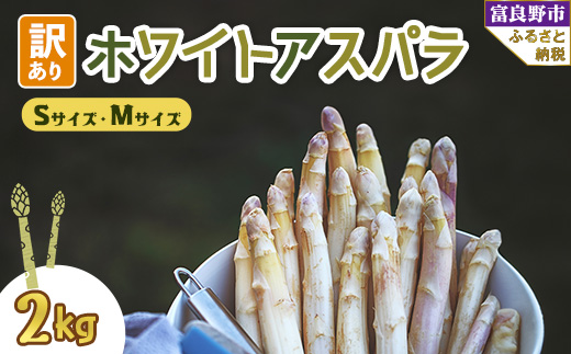 
                  2027年先行予約　北海道富良野産 訳あり ホワイトアスパラ 2kg【1483408】
                