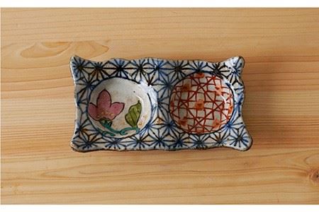 【波佐見焼】洸彩窯 手造り二品盛 小皿 4種セット 食器 皿 【陶もと】 [PE17]  波佐見焼