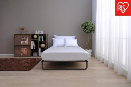 ベッド  フレームベッド パイプ アイリスオーヤマ 通気性 新生活 一人暮らし 収納 FMB-S ブラウン