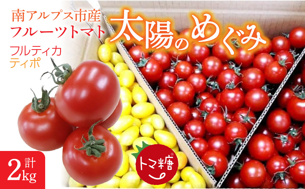 フルーツトマト「太陽のめぐみ」2kg（フルティカ＆ティポ） ALPBI003