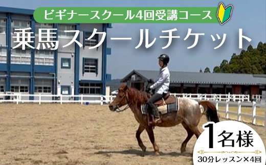
            【乗馬スクールチケット】ビギナースクール～30分レッスン×3回、小学1年生以上～(1名様) 体験 乗馬 チケット【曽於市観光協会】 D40
          