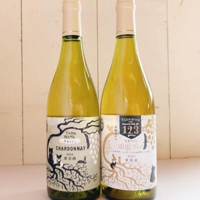 ふるさと納税 上富良野町 【野生酵母】辛口白ワイン2本▼混醸仕込み&amp;シャルドネ 多田ワイナリー