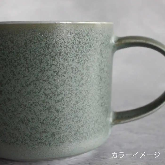 【波佐見焼】Naturalシリーズ マグカップ Mと プレート S (16cm) ペアセット （グリーン） スープカップ スープマグ ケーキ皿  食器 皿 【光春窯】 [XD33] 波佐見焼