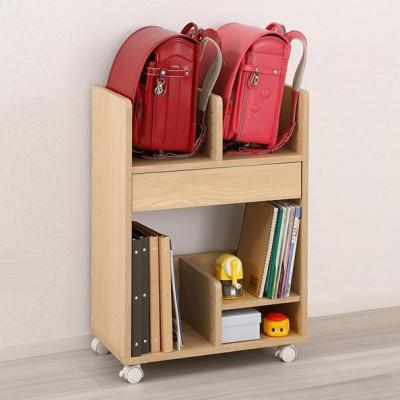 ふるさと納税 海南市 シンプル ランドセル収納ワゴン ナチュラル AKU101097702