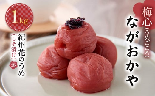 梅心（うめごころ）ながおかや 紀州花のうめ（しそ梅）１kg