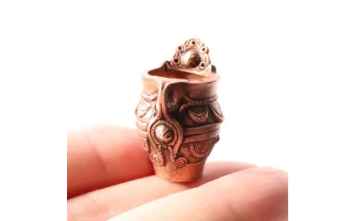＜Do_goods＞縄文時代の生命誕生の神秘　出産文土器の純銅ミニオブジェ　659-299【1490530】