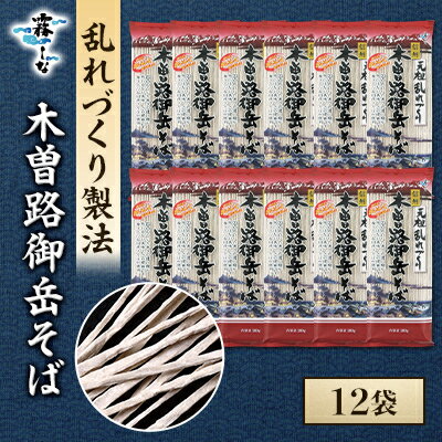 【ふるさと納税】木曽路御岳そば　12袋【1576666】
