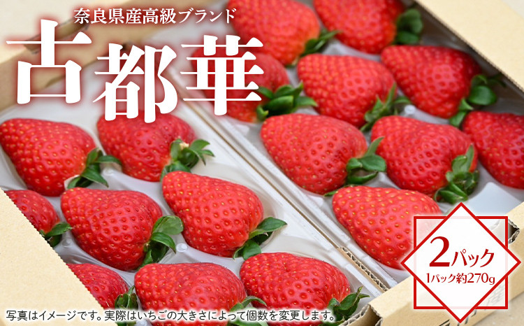 
            奈良県産高級ブランド　古都華 約270g×2パック ※2026年1月中旬頃より順次発送予定
          