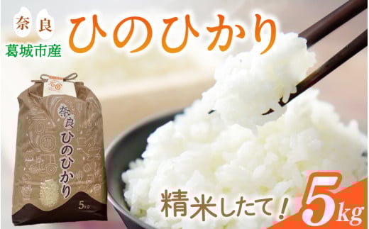 【先行予約】令和7年産 ひのひかり 5kg 米農家直送 ／ 石田さん家 こだわりの米 ふるさと納税 お米 精米 奈良県 葛城市