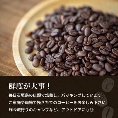 ふるさと納税 石垣市 【6ヶ月定期便】石垣島産コーヒー豆MIXブレンド ドリップパック10個と焙煎豆100g×4袋セット |  | 02