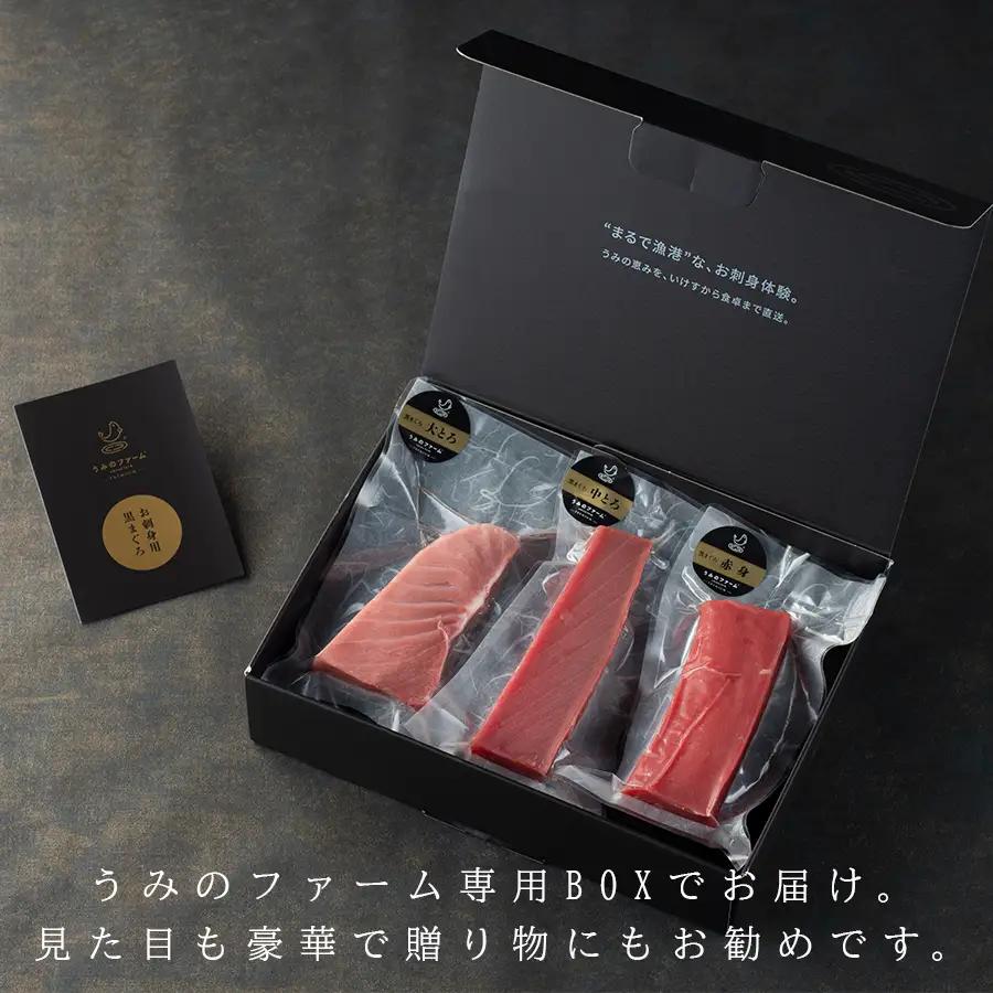 国産 養殖本マグロ3種盛 大トロ 中トロ 赤身 600g 刺身用 冷凍 柵 ギフト 贈答 産地直送