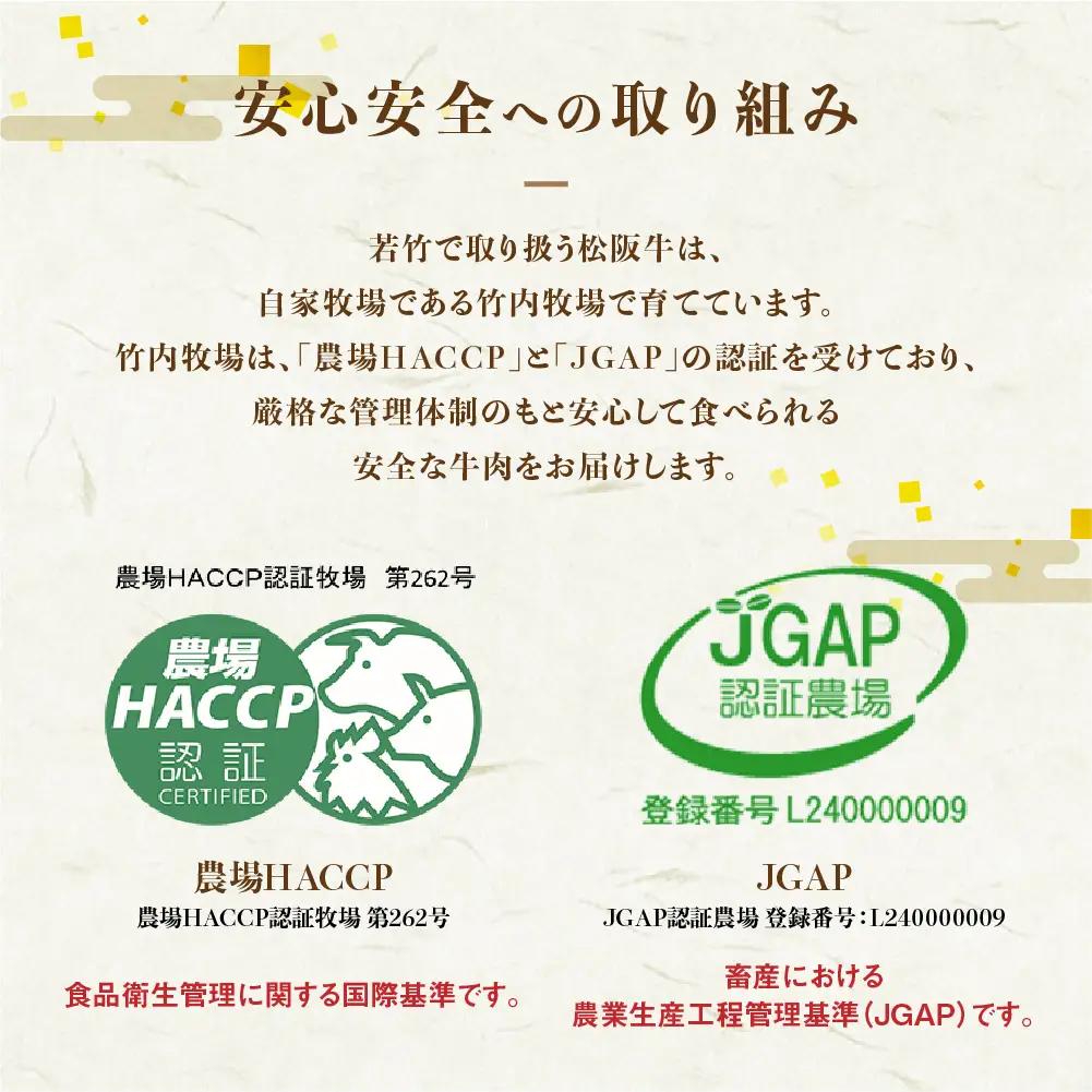 竹内牧場選りすぐり 松阪牛 焼肉用 500g 国産松阪牛