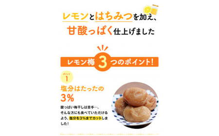紀州南高梅 レモン梅（個包装）30個入り / はちみつ入り梅干し 南高梅 梅干し 梅干 梅 うめ 和歌山 田辺市 肉厚 お米 おにぎり 焼酎 梅酒 健康 はちみつ梅 レモン スイーツ 塩分補給【nkn
