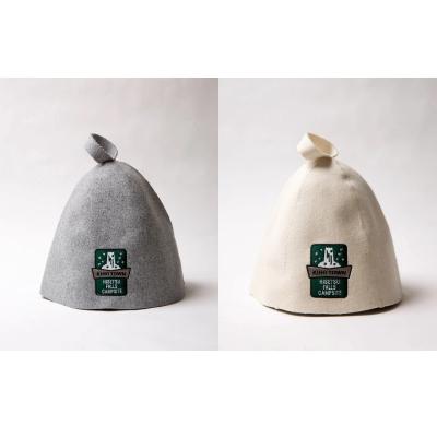 ふるさと納税 紀宝町 飛雪の滝オリジナルサウナハット【グレー　ビッグサイズ58cm】【rkr008-5】 | 