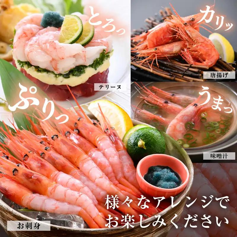 【発泡箱入り】 甘えび 550g 中サイズ エビ 冷凍 [A-23108]