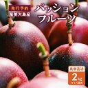 【ふるさと納税】【2025年先行予約】 奄美大島産 パッションフルーツ 2kg サイズ混合 完熟パッションフルーツ 果物 フルーツ 南国フルーツ 先行受付 先行予約 事前予約 鹿児島県 鹿児島 完熟 kashiwa farm ふるさと納税 奄美市 おすすめ ランキング プレゼント ギフト