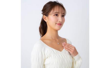 【星朧】ウルトラスカイブルー アコヤパール ダイヤモンド プラチナ ペンダントトップ｜無調色 アコヤ真珠 8.0mm セミラウンド PT900