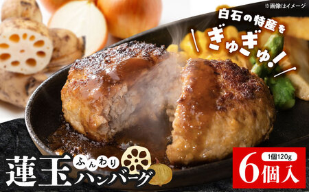 蓮玉ハンバーグ 120g×6個 / ハンバーグ [IDH001]