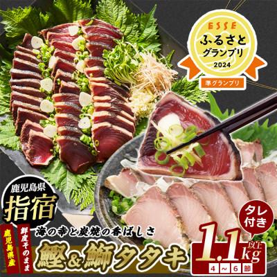 ふるさと納税 指宿市 【2025年8月上旬発送】【カツオとブリのたたき】海の幸満喫セット(014-1037)