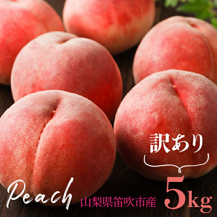 【ふるさと納税】【2026年発送★先行予約】訳あり桃 5kg 山梨県笛吹市産 ふるさと納税 桃 もも 笛吹市 国産 人気 期間限定 果物 フルーツ 旬 山梨県 送料無料 235-009