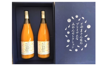 三ヶ日みかん そのまま絞り 2本セット（720ml×2本セット） みかん ジュース 100% 果物類 柑橘類 果実飲料 静岡 浜松市