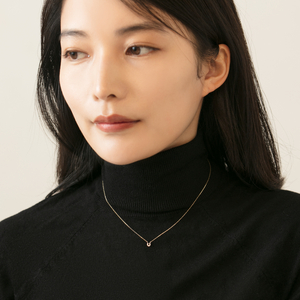 【K18イエローゴールド ダイヤモンドネックレス】幸福の馬蹄(ばてい)デザインネックレス / KG000111