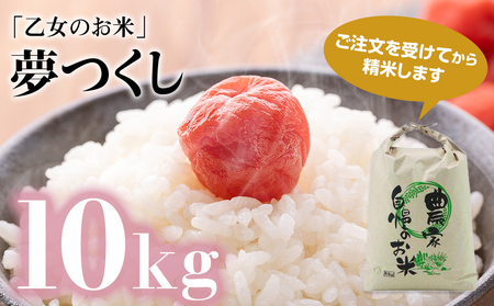 令和6年産「乙女のお米」夢つくし　１０kg