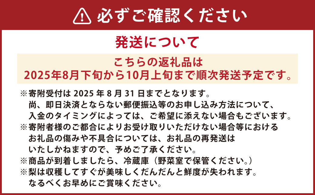 里山の恵み 梨 約2.5kg