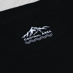 1.4-9-9 南アルプス市マンホールＴシャツ（黒）　※ＸＬサイズ