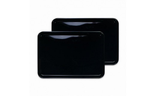 
カラフルピノトレー M 33cm ブラック 2枚組 タツクラフト 【Tk59】
