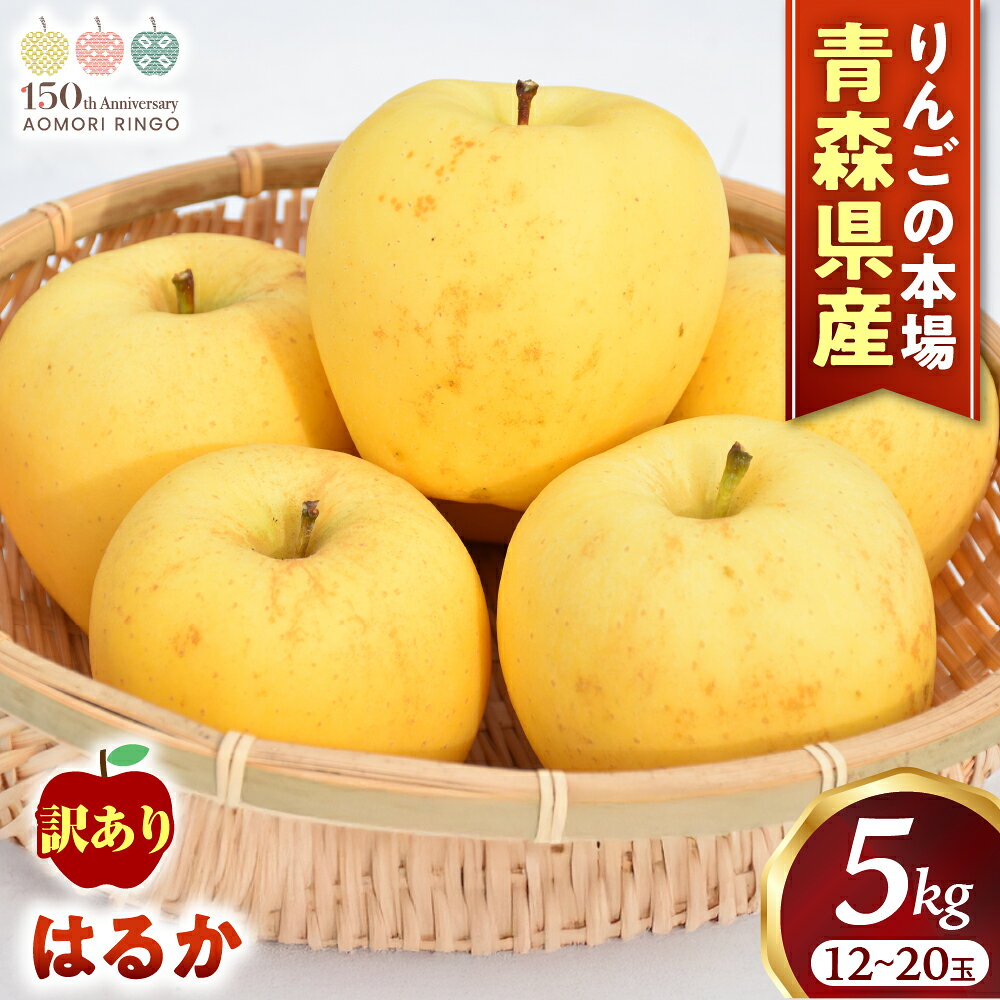 【ふるさと納税】高級りんご 訳あり はるか 約5kg 12〜20玉【2025年産・先行予約 | 2025年12月上旬〜2026年1月上旬頃まで発送予定】りんご 林檎 リンゴ 訳あり はるか 国産 フルーツ 果物 希少 青森県 三戸町 H3022
