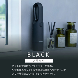 コードレス ハンディクリーナー ブラック (B12HV-22KFW2) | ヒーローグリーン KEY+ARTZ キーアーツ HV-22 ふるさと納税 家電 掃除 コードレス 充電 シンプル 使いやすい