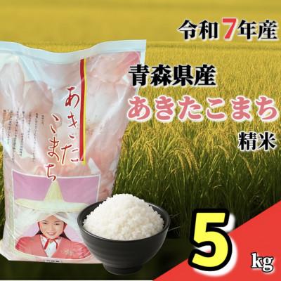 ふるさと納税 十和田市 【令和7年産】青森県産あきたこまち 精米　5kg