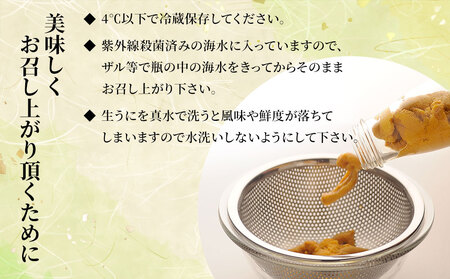 fn-72-039 三陸釜石・漁師直送 生うに 150g×4本 【5月中旬から7月頃期間限定 お届け便】 両石港 隆丸